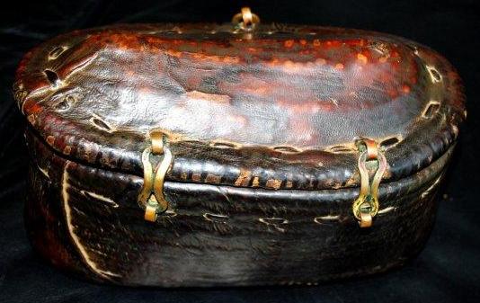Antique Omani leather Box